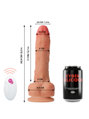 CYBER SILICOCK REALISTICO CONTROL REMOTO MASTER HUCK 209 CM O 4 CM