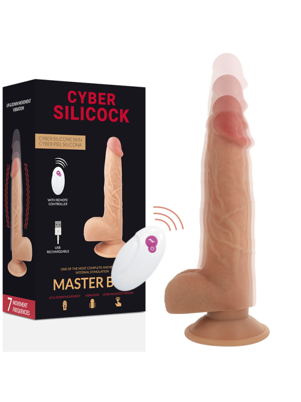 CYBER SILICOCK REALISTICO CONTROL REMOTO MASTER BEN 2388 CM O 43 CM