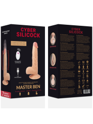 CYBER SILICOCK REALISTICO CONTROL REMOTO MASTER BEN 2388 CM O 43 CM