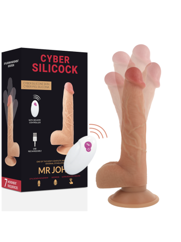 CYBER SILICOCK REALISTICO CONTROL REMOTO MR JOHN 2388 CM O 43 CM