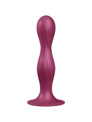 SATISFYER DOUBLE BALL R DILDO SILICONA GRANATE
