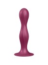 SATISFYER DOUBLE BALL R DILDO SILICONA GRANATE