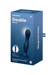SATISFYER DOUBLE BALL R DILDO SILICONA GRANATE