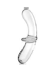 SATISFYER DOUBLE CRYSTAL DILDO TRANSPARENTE