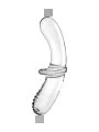 SATISFYER DOUBLE CRYSTAL DILDO TRANSPARENTE
