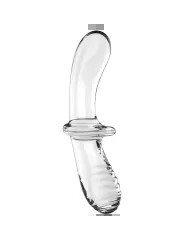 SATISFYER DOUBLE CRYSTAL DILDO TRANSPARENTE