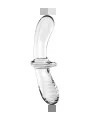 SATISFYER DOUBLE CRYSTAL DILDO TRANSPARENTE
