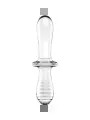 SATISFYER DOUBLE CRYSTAL DILDO TRANSPARENTE