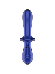 SATISFYER DOUBLE CRYSTAL DILDO TRANSPARENTE