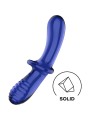 SATISFYER DOUBLE CRYSTAL DILDO TRANSPARENTE
