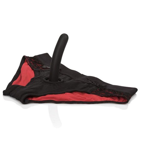 CALEXOTICS SCANDAL SET DE BRAGUITAS ROJAS CON DILDO TALLA S M