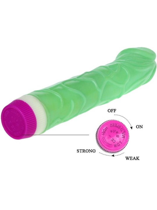 BAILE WAVES OF PLEASURE VIBRADOR 23 CM VERDE