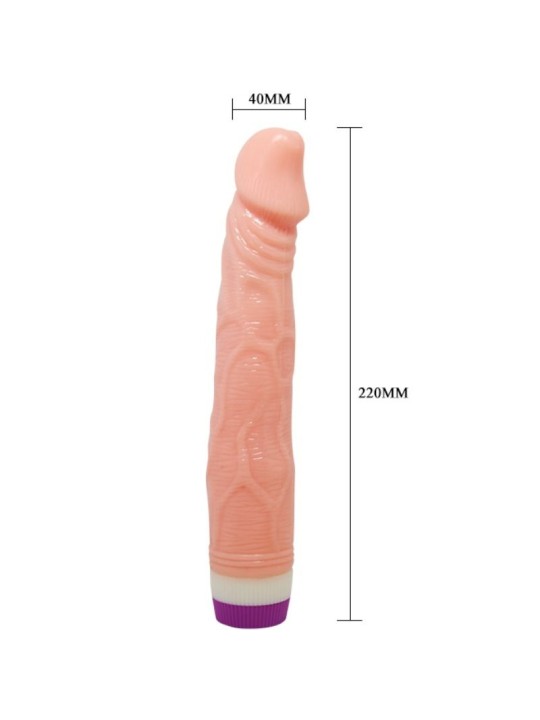 BAILE VIBRADOR REALISTICO NATURAL 22 CM