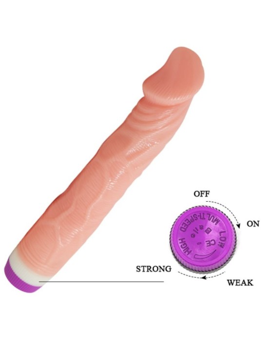 BAILE VIBRADOR REALISTICO NATURAL 22 CM