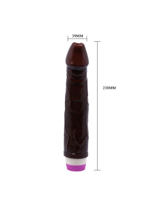 BAILE WAVES OF PLEASURE VIBRADOR 23 CM MARRON