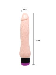 BAILE ADOUR CLUB VIBRADOR REALISTICO BASE ANCHA 22 CM