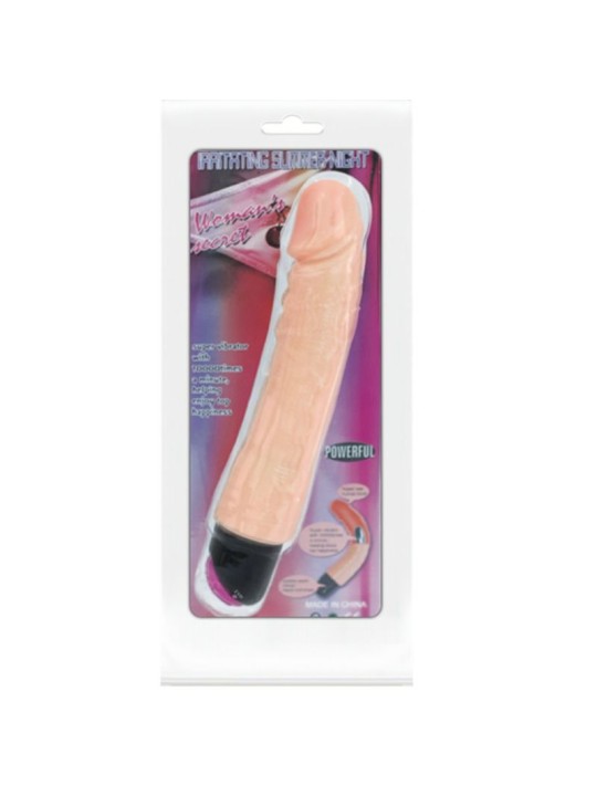 BAILE VIBRADOR REALISTICO FLEXIBLE 25 CM