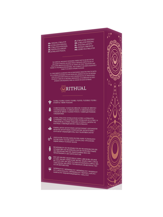 RITHUAL ANUSARA MOTOR DUAL RECARGABLE 20 ORQUIDEA