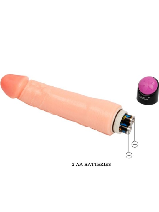BAILE VIBRADOR REALISTICO FLEXIBLE 25 CM