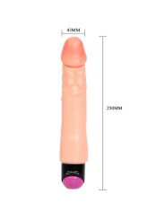 BAILE VIBRADOR REALISTICO FLEXIBLE 25 CM