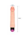 BAILE VIBRADOR REALISTICO FLEXIBLE 25 CM