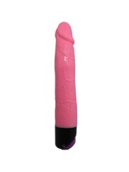 BAILE COLORFUL SEX VIBRADOR REALISTICO ROSA 23 CM