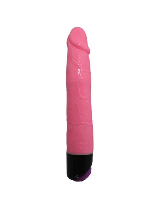 BAILE COLORFUL SEX VIBRADOR REALISTICO ROSA 23 CM