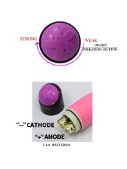 BAILE COLORFUL SEX VIBRADOR REALISTICO ROSA 23 CM