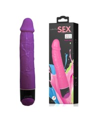 BAILE COLORFUL SEX VIBRADOR REALISTICO LILA 23 CM
