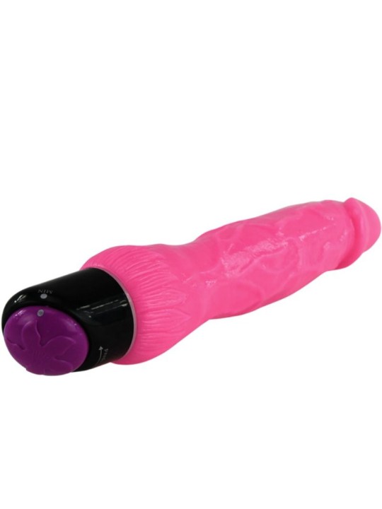BAILE COLORFUL SEX VIBRADOR REALISTICO ROSA 24 CM