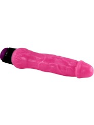 BAILE COLORFUL SEX VIBRADOR REALISTICO ROSA 24 CM