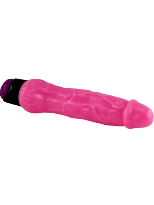 BAILE COLORFUL SEX VIBRADOR REALISTICO ROSA 24 CM