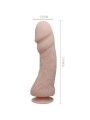 BAILE THE BIG PENIS DILDO CON VIBRACION NATURAL 235 CM