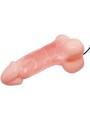 BAILE VIBRADOR REALISTICO BARBARA NATURAL 21 CM