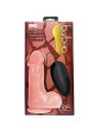 BAILE VIBRADOR REALISTICO BARBARA NATURAL 22 CM