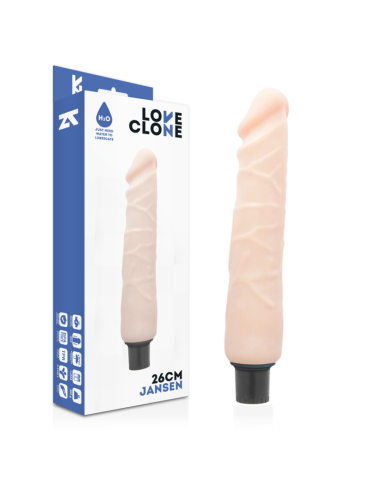 LOVECLONE JANSEN VIBRADOR REALISTICO SELF LUBRICATION 26 CM O 42 CM