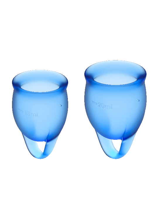 SATISFYER FEEL CONFIDENT KIT COPA MENSTRUAL TRANSPARENTE 15 20 ML