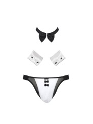 PASSION 036 SLIP ALFROJO NEGRO S M