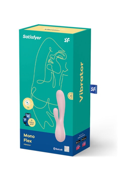 SATISFYER MONO FLEX ROSA CON APP