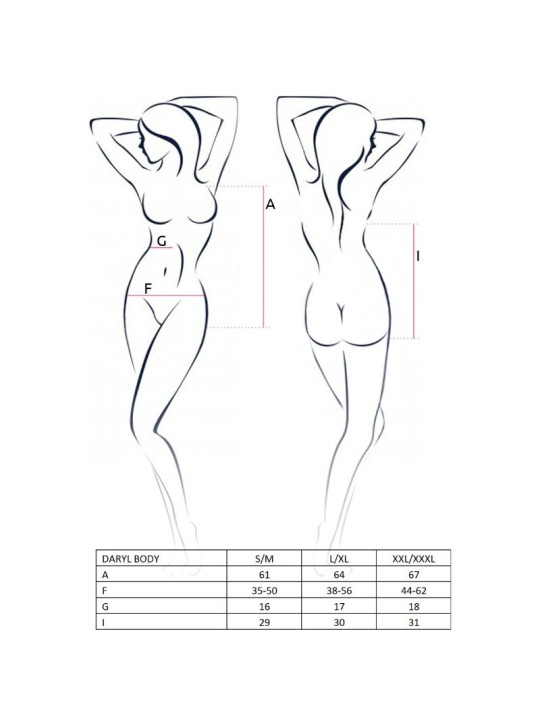 PASSION WOMAN DARYL TEDDY NEGRO TALLA L XL