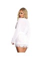 SUBBLIME BABYDOLL BLANCO MANGA LARGA Y CON FLECOS S M
