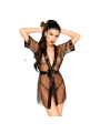 PENTHOUSE MIDNIGHT MIRAGE PEIGNOIR ROSA XL