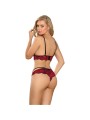SUBBLIME SET DOS PIEZAS TOP Y PANTIES ENCAJE S M