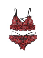 SUBBLIME SET DOS PIEZAS TOP Y PANTIES ENCAJE S M