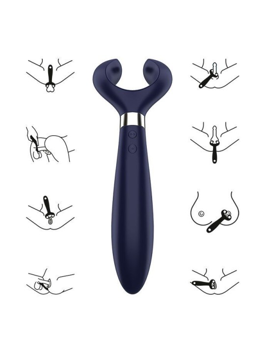 SATISFYER ENDLESS FUN MULTI VIBRADOR 3 AZUL
