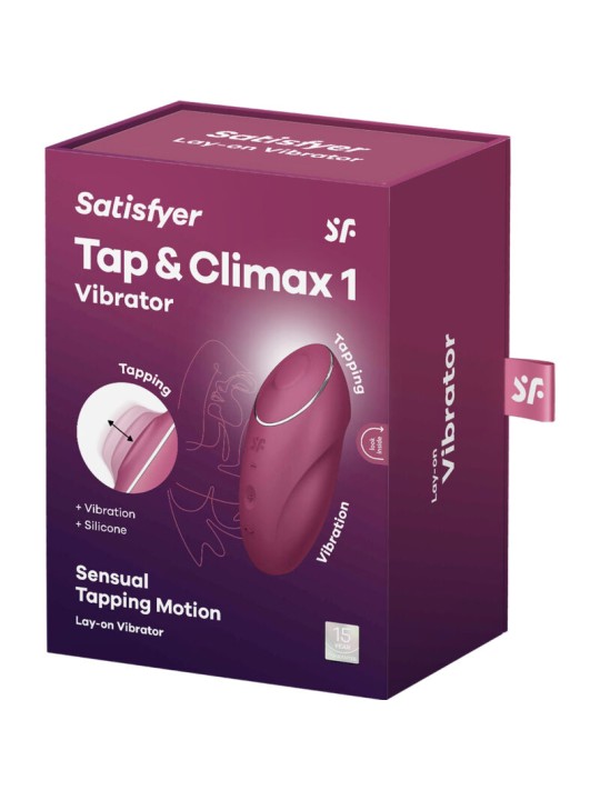 SATISFYER TAP CLIMAX 1 VIBRADOR LAY ON ROJO
