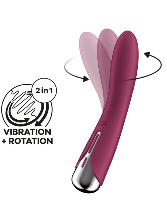 SATISFYER SPINNING VIBE 1 VIBRADOR ROTADOR G SPOT AZUL