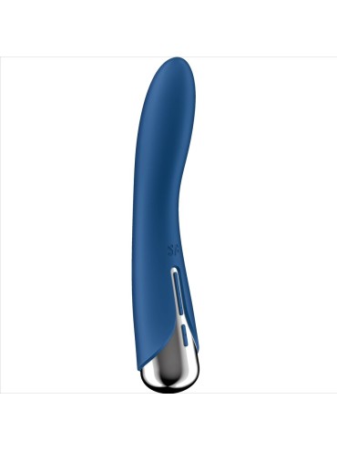 SATISFYER SPINNING VIBE 1 VIBRADOR ROTADOR G SPOT AZUL