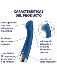 SATISFYER SPINNING G SPORT 1 VIBRADOR ROTADOR ROJO