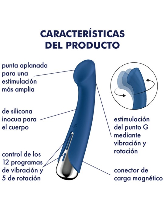 SATISFYER SPINNING G SPORT 1 VIBRADOR ROTADOR ROJO